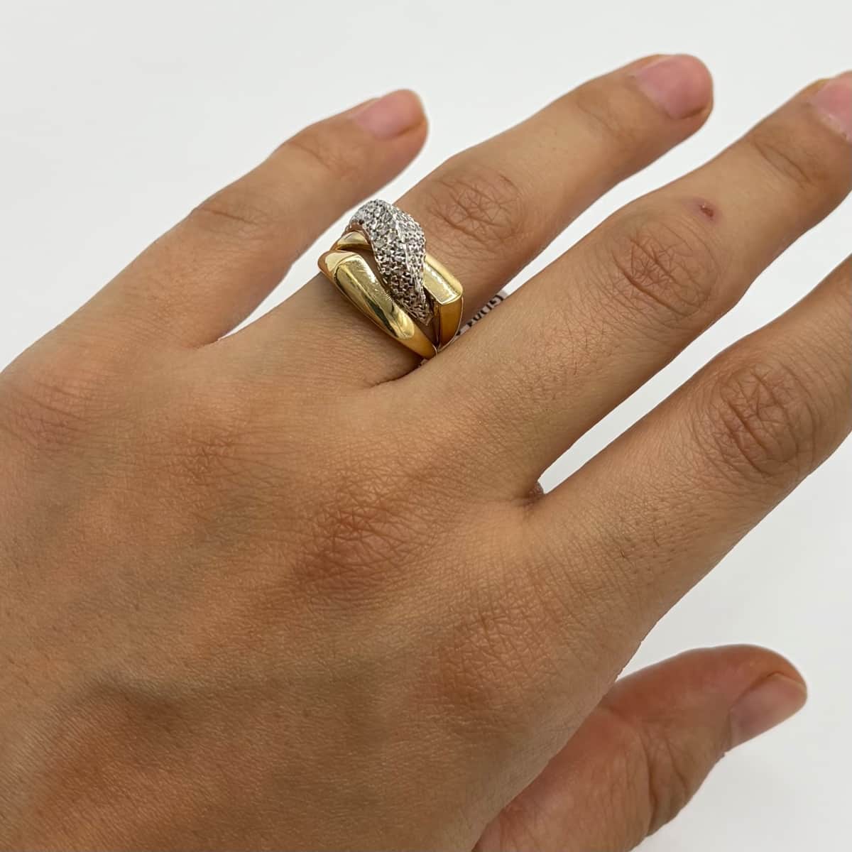 انگشتر طلا 18 عیار آینه و تراش وزن 2.590 گرم اجرت ساخت 9 درصد کد GD01 000377 - تصویر 3