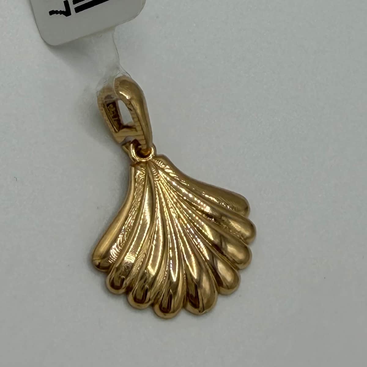 آویز طلا 18 عیار صدف وزن 1.020 گرم اجرت ساخت 10 درصد کد GD01 000317 - تصویر 1