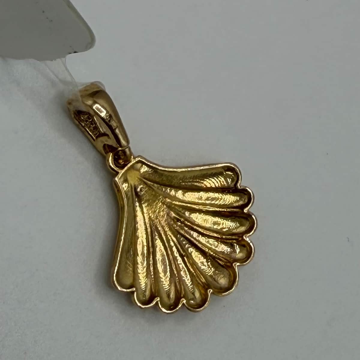 آویز طلا 18 عیار صدف وزن 1.020 گرم اجرت ساخت 10 درصد کد GD01 000317 - تصویر 2