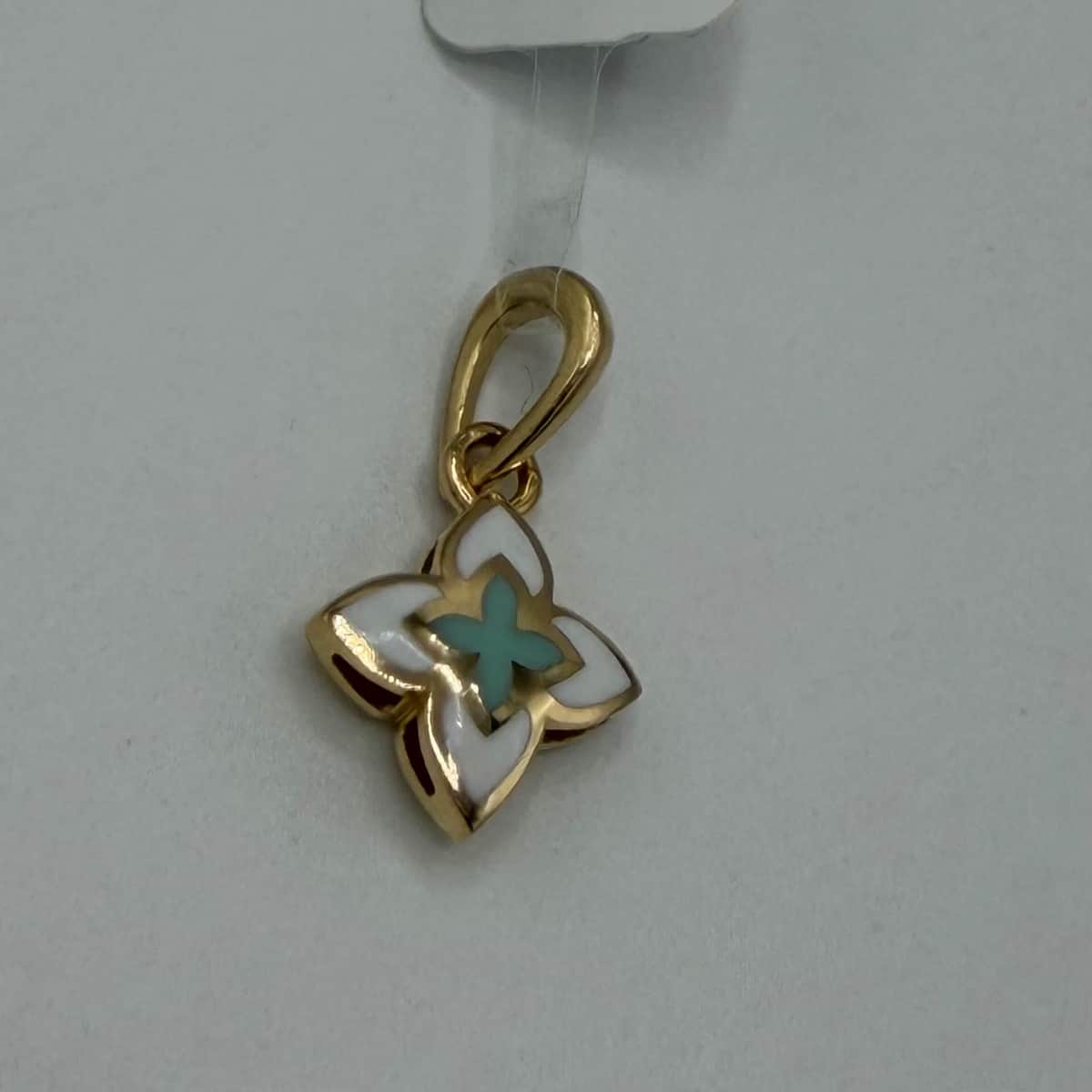 آویز طلا 18 عیار ۴ بر وزن 1.060 گرم اجرت ساخت 12 درصد کد GD01 000329 - تصویر 1