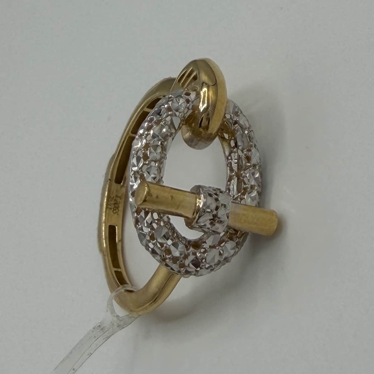 انگشتر طلا 18 عیار هرمس بایسیکل وزن 2.230 گرم اجرت ساخت 12 درصد کد GD01 000323 - تصویر 3