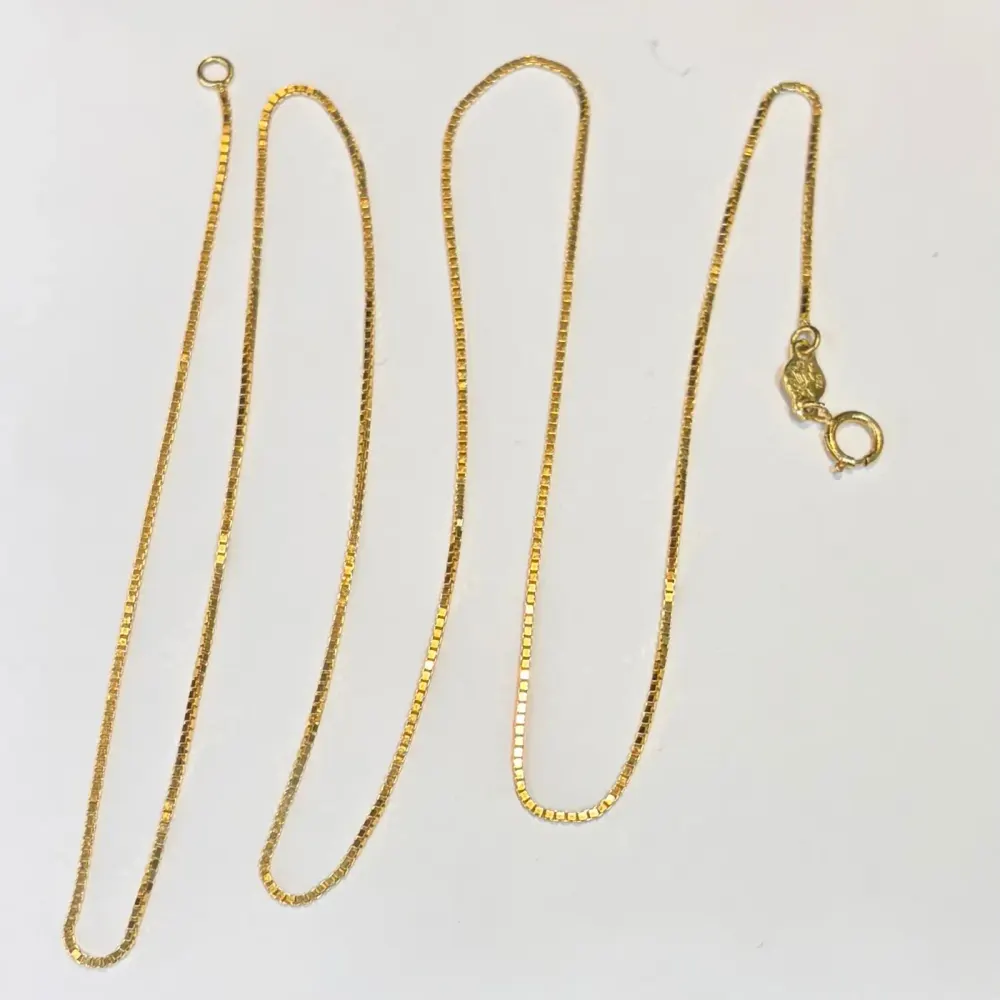 زنجیرونیزی طلا 18 عیار وزن 2.910 گرم اجرت ساخت ۸ درصد کد GD01 000205 - تصویر 2