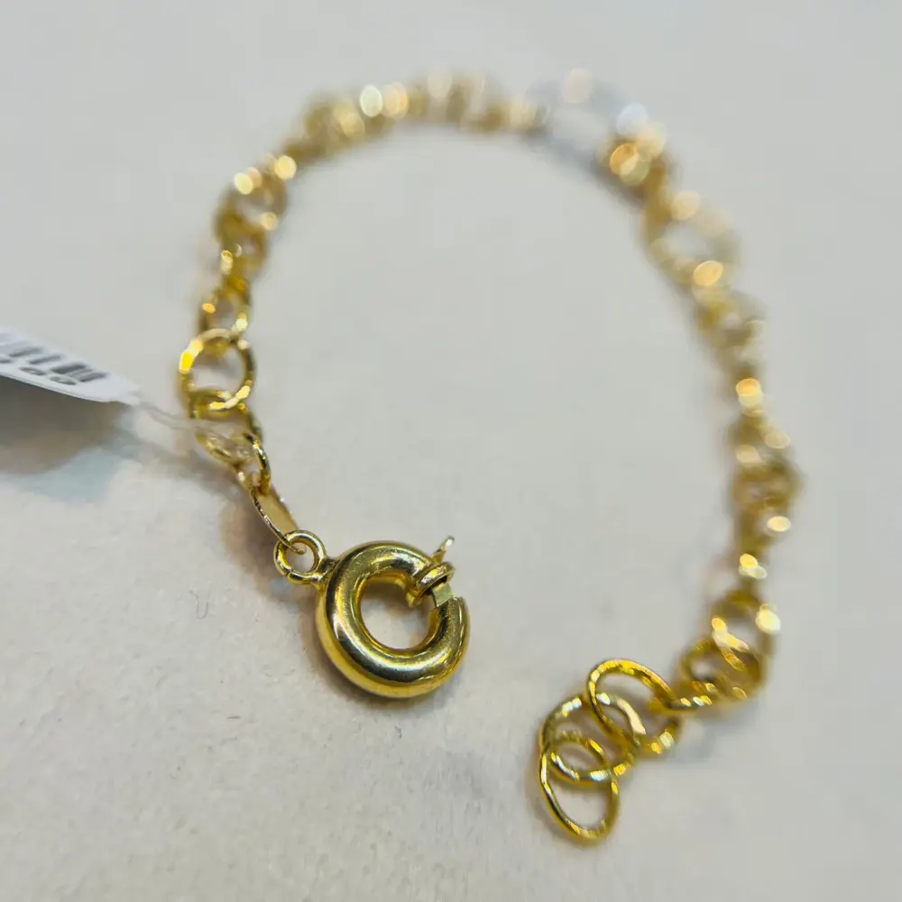 دستبند طلا ۱۸ عیار زنجیری گره وزن ۲٫۲۰۰گرم اجرت ساخت ۱۱ درصد کد GD01 000169 - تصویر 3