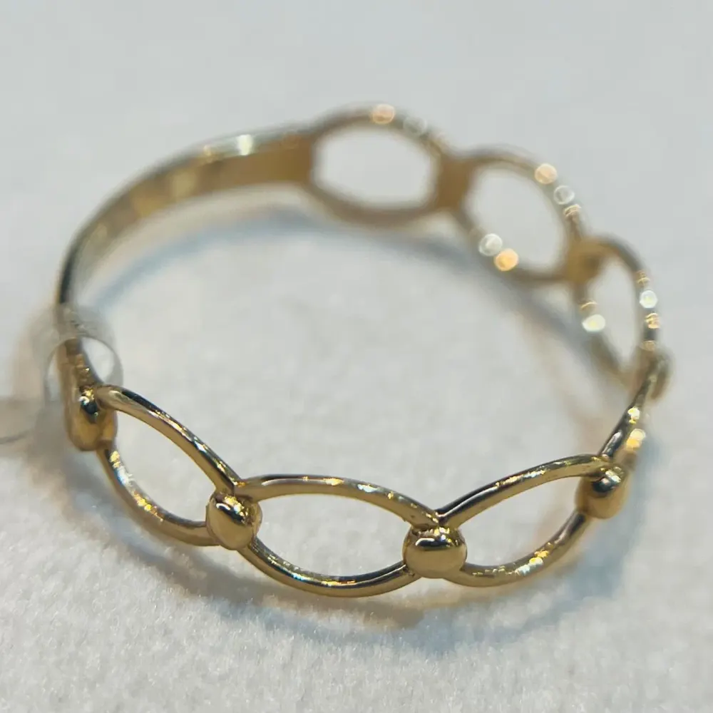 انگشتر طلا 18 عیار مینیمال حلقه ای  وزن ۰.۸۳0 گرم اجرت ساخت ۶ درصد کد GD01 000125 - تصویر 2