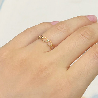 انگشتر طلا 18 عیار مینیمال حلقه ای وزن ۰.۸۳0 گرم اجرت ساخت ۶ درصد کد GD01 000125