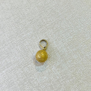 آویز طلا 18 عیار گردنی گوی شنی وزن ۰.۹۴ گرم اجرت ساخت ۱۰ درصد کد GD01 000097