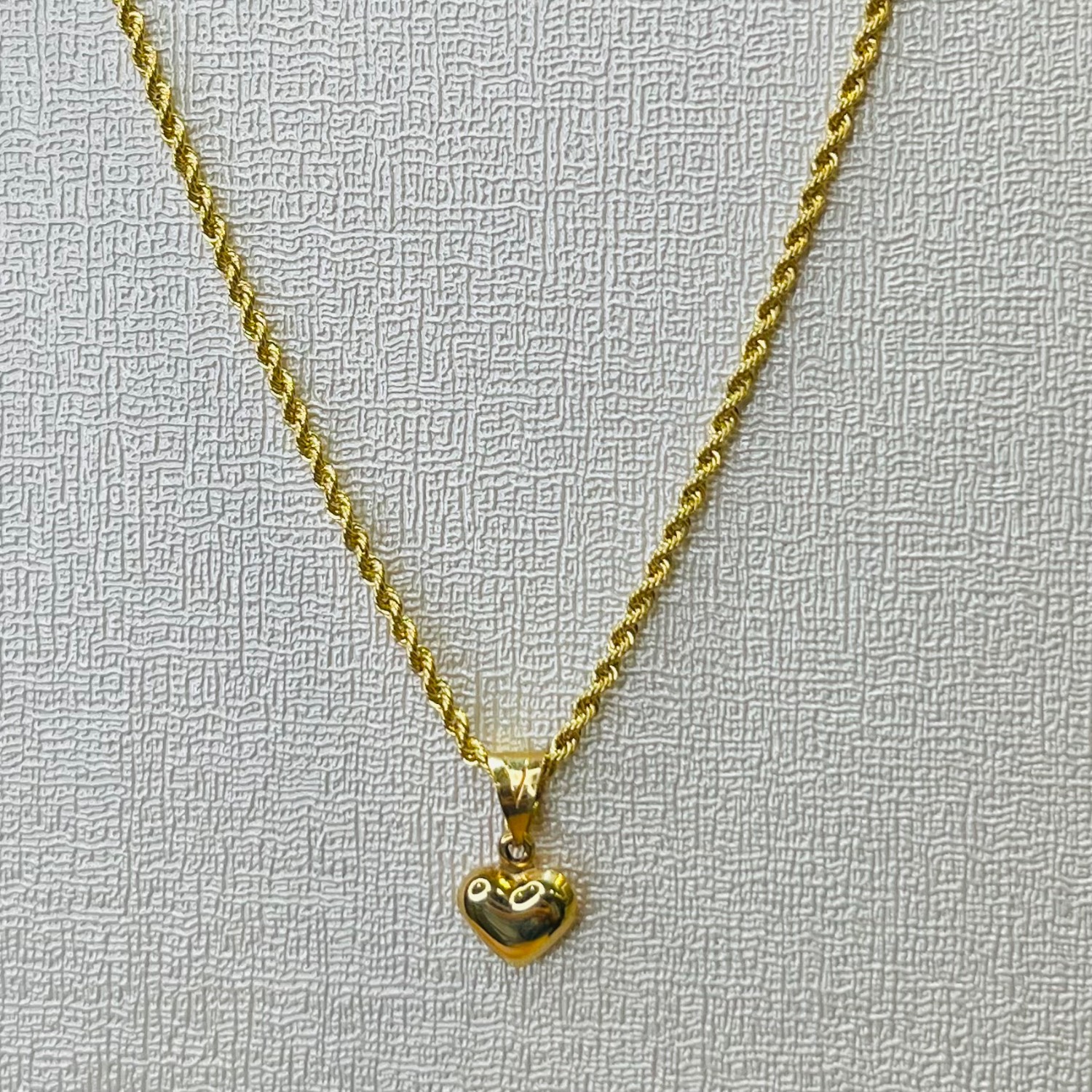 آویز طلا 18 عیار گردنی قلب وزن ۰.۴۶ گرم اجرت ساخت ۹ درصد کد GD01 000096